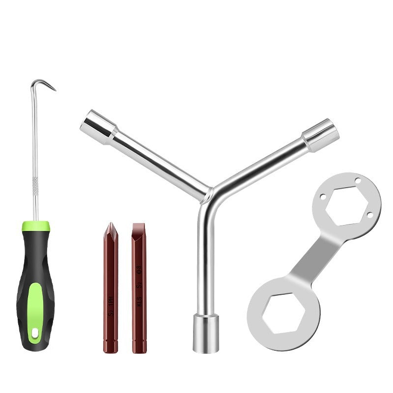 Disassembly of washing machine impeller disc screw impeller core pull hook fully automatic inner barrel special tool repair cleaning wrench