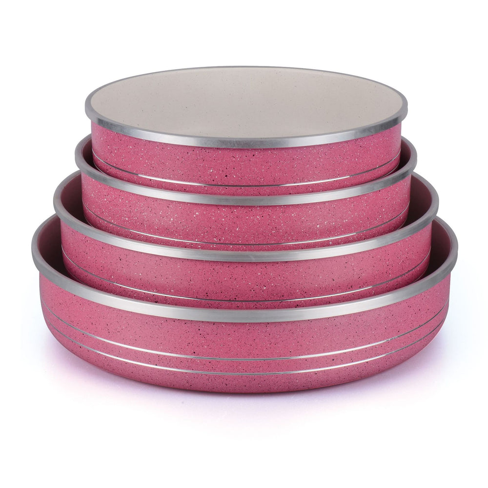 Custom oem/odm aluminum non-stick pizza pan round baking pan pizza plate flat bottom baking pan set