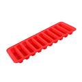 Cylindrical silicone ice cube tray mold - 10-cavity finger mold for cookies, ice pops, ice cubes, and chocolate diy