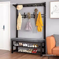 Simple shoe changing stool shoe changing stool coat rack all-in-one entrance storage rack all-in-one shoe changing stool shoe rack all-in-one entrance
