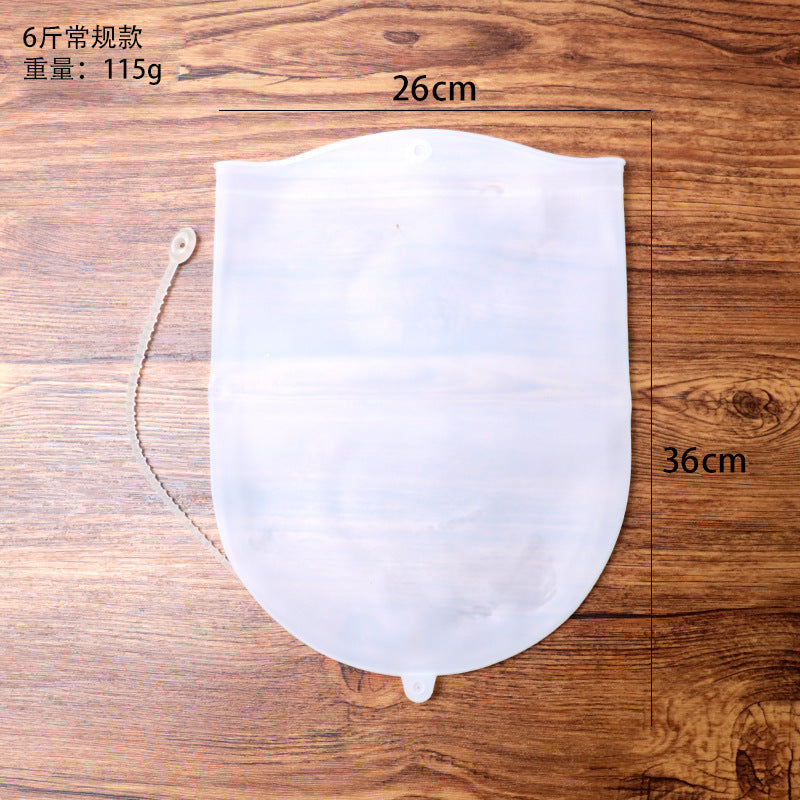 Silicone kneading bag - food grade silicone flour bag - kitchen home use non-stick dough kneading & proofing tool - mess-free baking