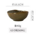 6.5inch bowl-vintage green