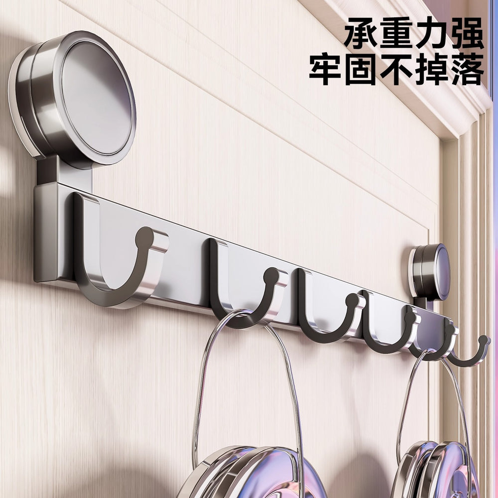 Suction cup hook bathroom punch-free towel rack strong load-bearing bathroom wall-mounted wall hanging clothes hook traceless sticky hook