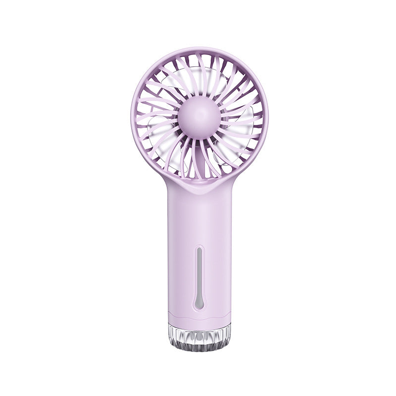 New arrival handheld spray fan usb portable mini fan silent charging fan outdoor spray fan