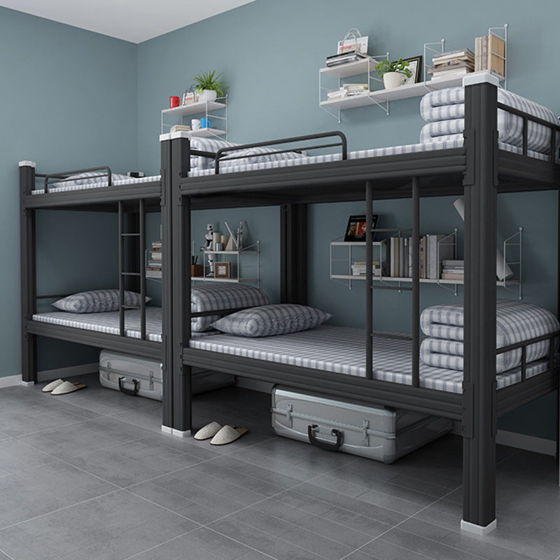 Double bunk bed, ideal for student dorms, employee housing, or hotel/apartment dormitories. features a sturdy iron frame and is suitable for both upper and lower bunks
