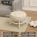 Popular for homemultifunctional beauty seam round stool chair pulley low stool universal wheel small stool with wheels rental room stool