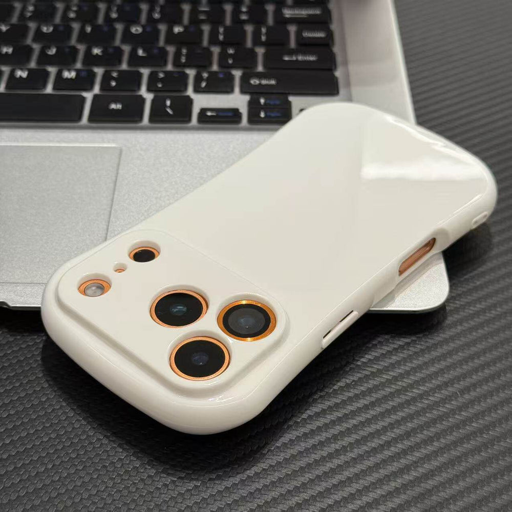Milky sweet soap shell solid color phone case for iphone 17 pro, apple 16 full coverage drop-proof protective case wholesale