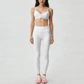new arrival yoga clothes high waist hip lift tummy control slimming look sling beautiful back running sports intimates bra suit for women