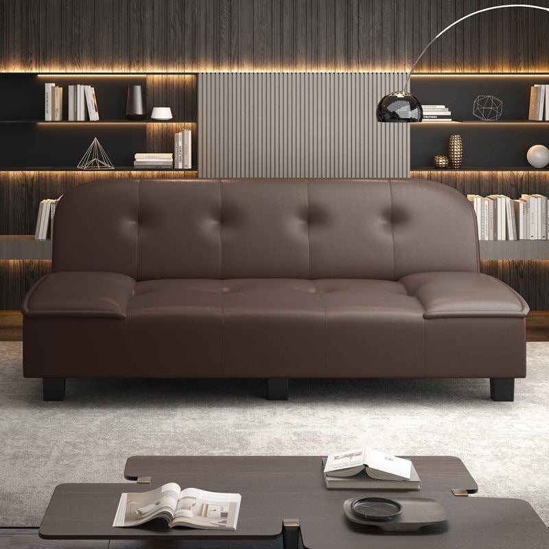 Foldable dual-purpose fabric sofa bed, detachable and washable, suitable for offices, rentals, and simple living spaces. multi-functional folding sofa bed