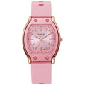 New arrival tweed style wine barrel square women's silicone watch high-looking women's watch student women's niche style quartz watch