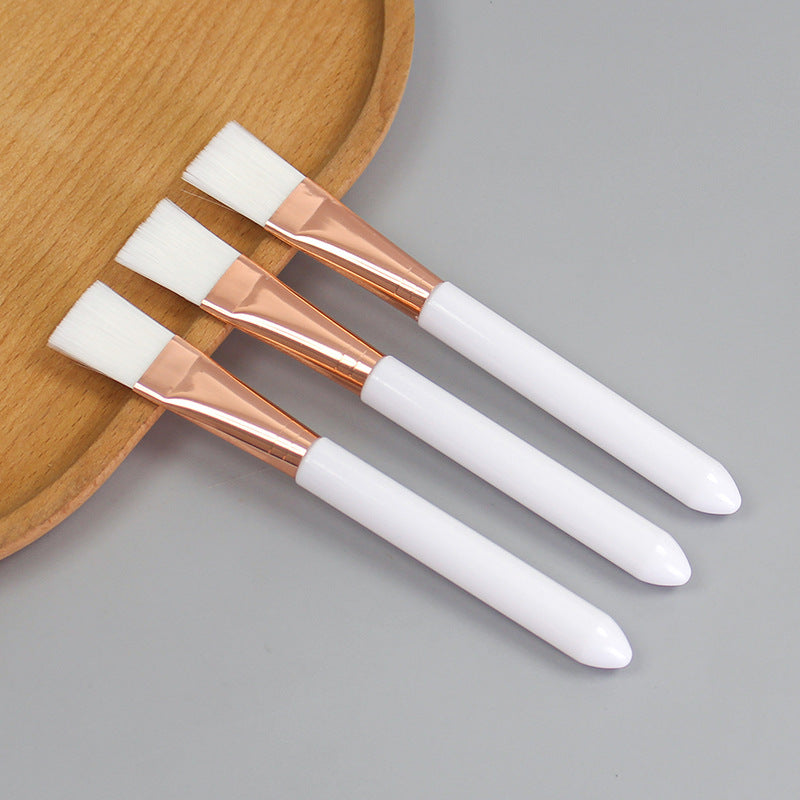 Beauty brush makeup brush facial mask brush manufacturer gold aluminum set white hair brush tea pen independent packaging pot brush wholesale