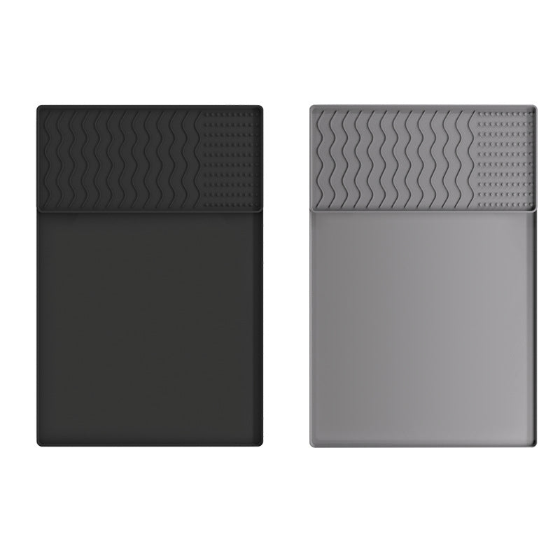 popular coffee machine silicone pad bar drain pad split silicone tray protective pad dining table insulation pad