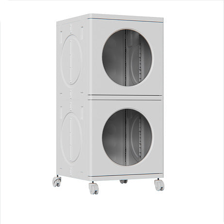 Multi-layer folding storage cabinet Large capacity household storage Simple storage box Bedroom living room sundries sorting rack