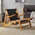 Wabi-sabi style chair designer hunting chair single living room sofa chair ins casual balcony chair retro back chair