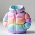 Influencer-approved 3d printed down jacket pen holder - creative desk organizer, home decor, toy, gift - new trendy design d1