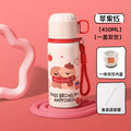 Casual cup apple red 450ml double drinking lid