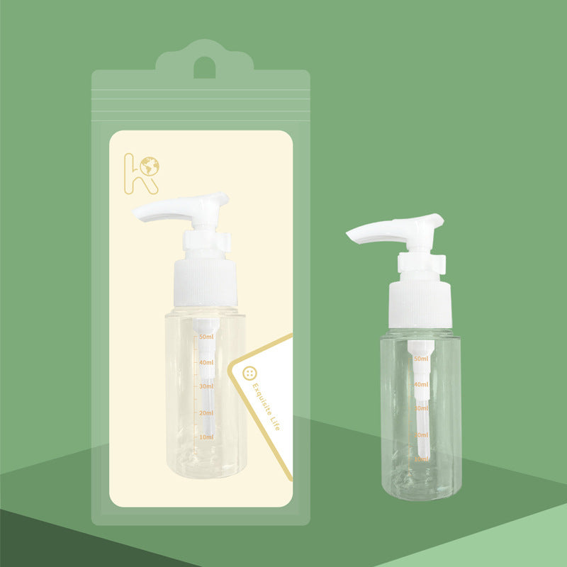Colorful fenling travel empty bottle 50ml pet cosmetic refill bottle travel business spray bottle beauty plastic bottle