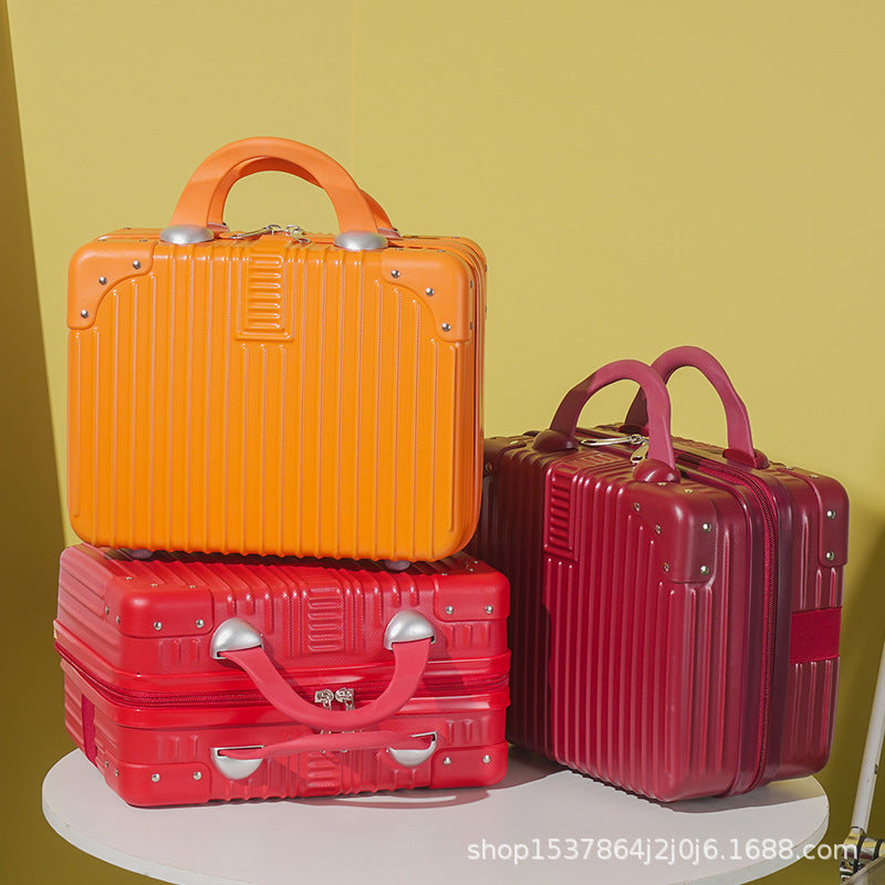 14-Inch new portable cosmetic case, small capacity and light storage box, wedding souvenir, small box, holiday gift box.