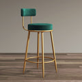 Accessible luxury bar chair for home back chair iron stool high stool bar chair scandinavian sedentary bar chair none