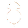 Rhinestone cross necklace wholesale - european & american style, diamond-studded pendant jewelry, women's high-end vintage autumn/winter sweater necklace