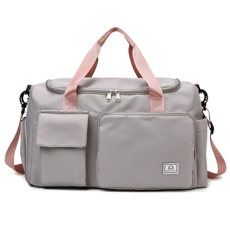 New portable swimming bag dry and wet separation waterproof large capacity fitness bag travel bag oblique span luggage bag wholesale