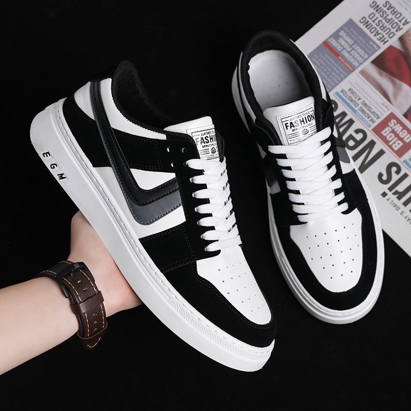Aj men's shoes 2025 spring new arrival: trendy casual skate shoes, men's spring air force 1, korean style versatile fashion sneakers