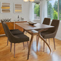Dining chairs: mail order packaging,  hot-selling chairs, cross-border modern light luxury high-end dining chairs