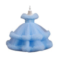 Fashionexportnew arrivalgirl princess dress stage performance baby girl birthday puff cake skirt kids dress