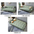 Folding sofa bed - new  model for small living rooms, apartments, and rental properties - 2-in-1 design