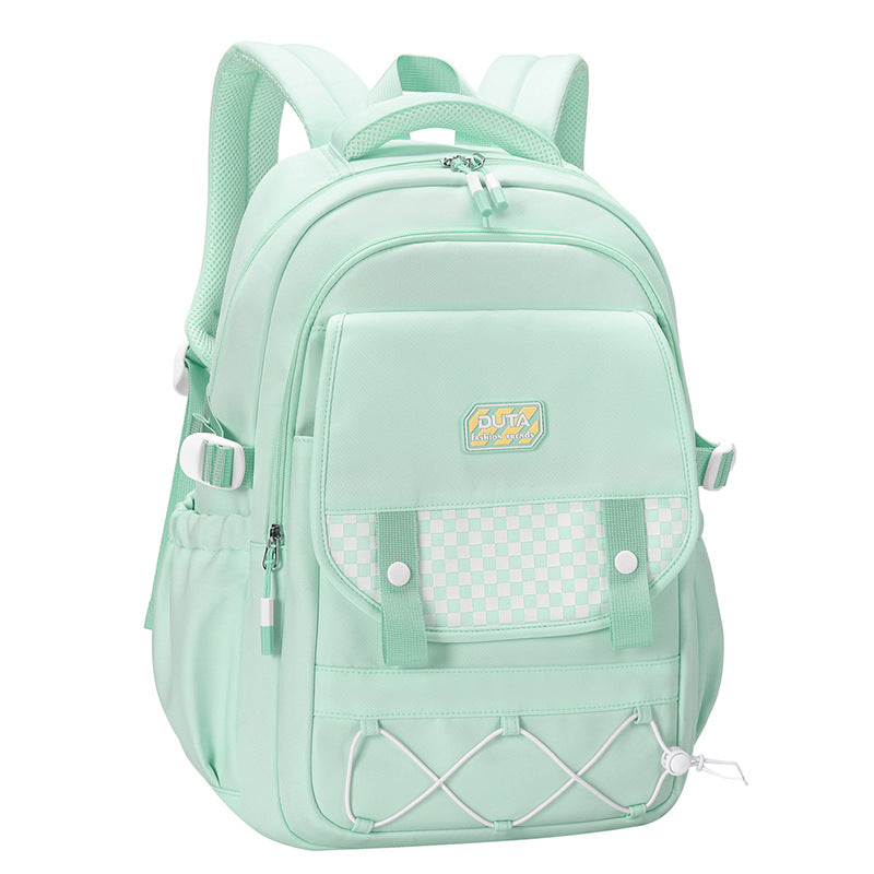 New schoolbag trend Junior and high school student schoolbag fashionable and simple versatile backpack light commuter computer backpack