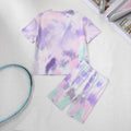 wholesale girls' short-sleeve and shorts sets, fashionable spring, summer, and autumn outfits for girls