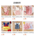Baby clothing kids set children outfit apricot short-sleeved t-shirt + blue long
