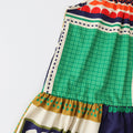 Girls'  summer new arrival: geometric print dress, ethnic style halter dress, exclusively for cross-border e-commerce, designed for the us and european markets