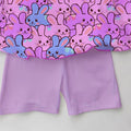 wholesale girls' short-sleeve and shorts sets, fashionable spring, summer, and autumn outfits for girls