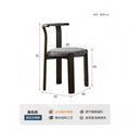 Dark blue gray (high-grade cotton and linen) + black [ash wood frame]