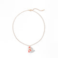 Wholesale christmas necklaces: european and american cross-border jewelry, high-end, instagram-style, diamond-studded wishing santa claus necklace for women