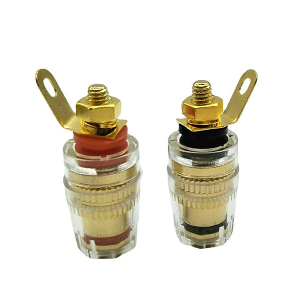 Directly from the manufacturer Copper gold-plated crystal speaker terminal power amplifier terminal, copper audio terminal small