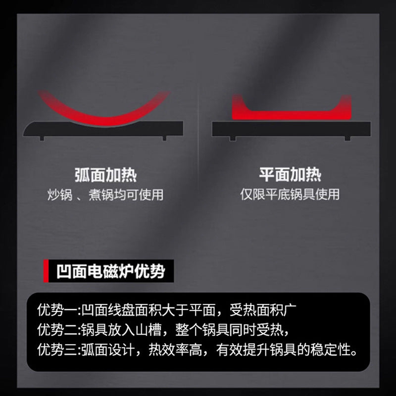Multifunctional for homeenergy-saving fire high-power electric ceramic stove business department stove commercial cooking concave induction cooker