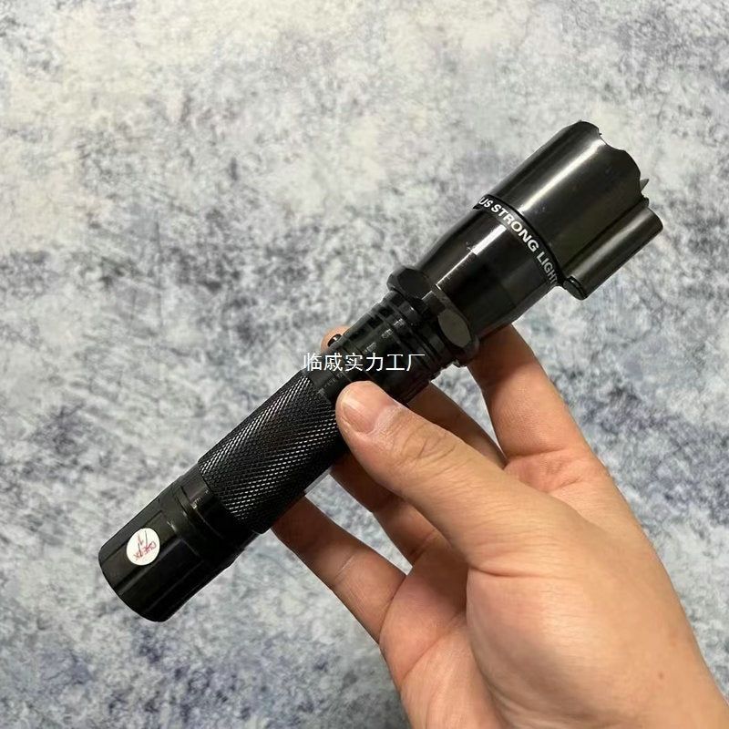 288 with infrared strong light flashlight, self-defense aluminum alloy outdoor lighting long-range rechargeable flashlight wholesale