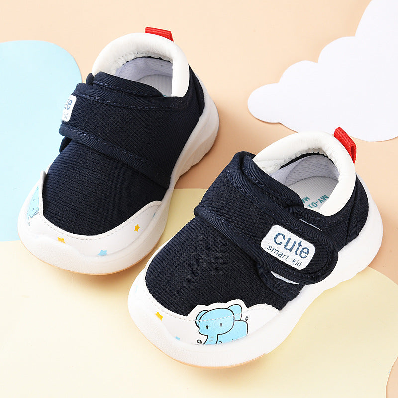 Baby spring/autumn shoes, newborn infant shoes,  new walking shoes, baby shoes, one-year-old boy and girl infant cloth shoes