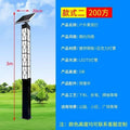 Solar powered garden lights, street lights, landscape lighting, villa & park outdoor waterproof square antique lamp posts, pillar style