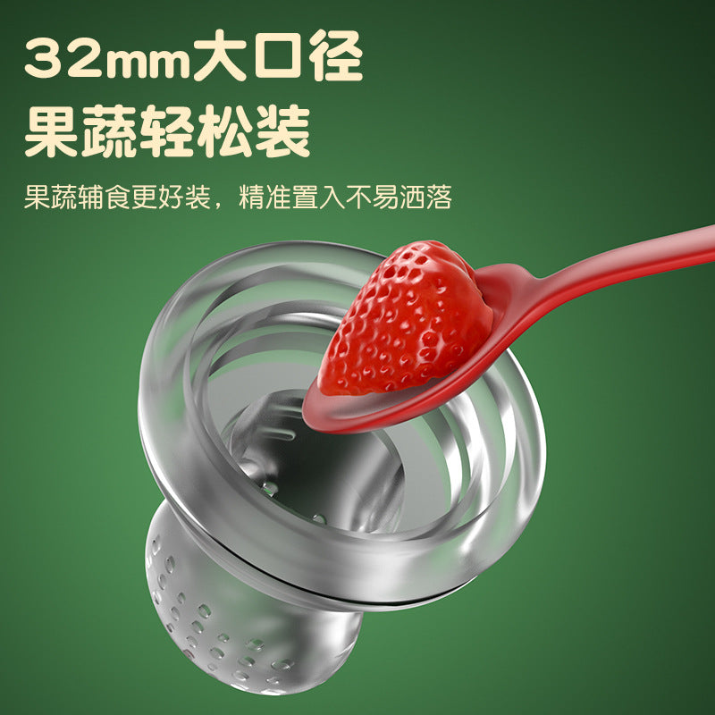 Baby fruit and vegetable bite happy baby eat fruit complementary food tooth glue deer fruit and vegetable pacifier children's juice silicone pacifier