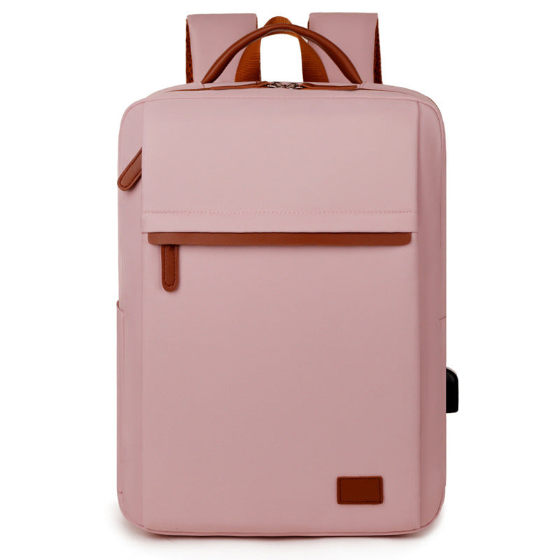 Cross-border new casual backpack, go out for short trips, backpack, fashionable and versatile multi-compartment laptop bag