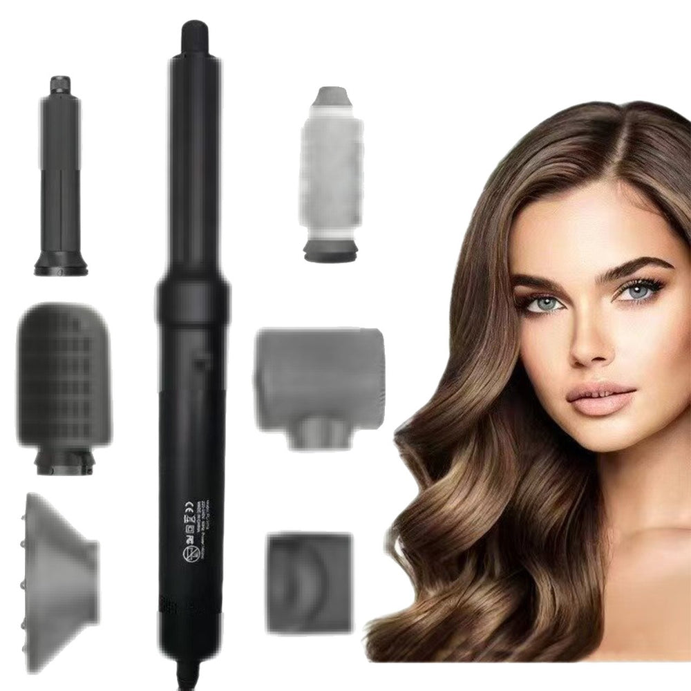 hot-selling hot air comb, seven-in-one curling iron, curling and straightening dual-purpose hair styling comb, electric high-speed hair dryer