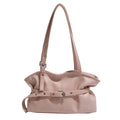 2026 early spring hot-selling chic handbag - women's unique leather belt-embellished high-end underarm bag - large capacity commuter bag
