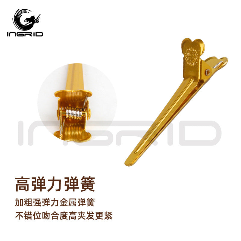 Boxed color flower positioning clip Boxed hairdressing non-marking clip Positioning bangs clip Hairdressing tool Duckbill clip