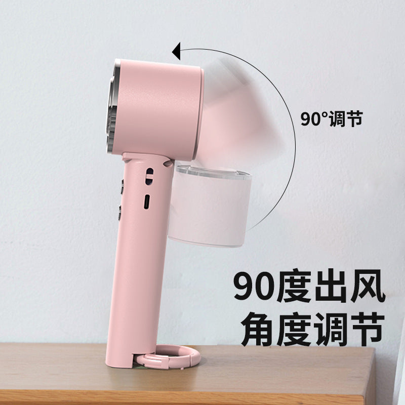 new arrival folding cooling fan usb rechargeable multi-function outdoor handheld carabiner ice compress fan wholesale