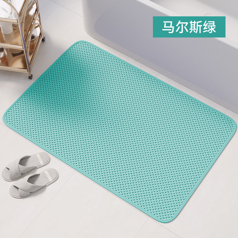 Environmentally friendly and odorless bathroom non-slip mat, shower anti-drop floor mat, bath foot pad, toilet, toilet suction cup soft foot pad