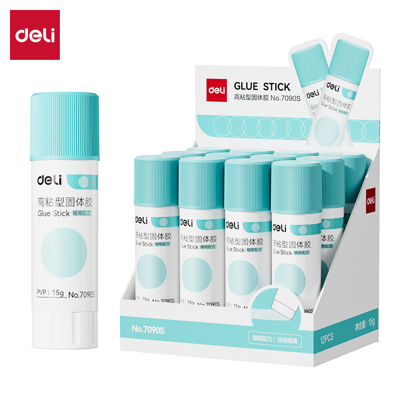Deli Stationery Personal PVP Solid Glue Student Children Handmade High Viscosity Glue Stick Office Financial Paste