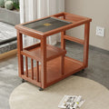 Convenient movable tea table small tea table balcony tea table and chair combination tea small apartment for home kung fu small coffee table living room